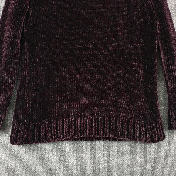 Orvis Women's Knit Sweater Purple Medium Long Sleeve Crew Neck Regular Fit - Picture 7 of 11